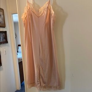 Elegant Pink Lace Trim Slip